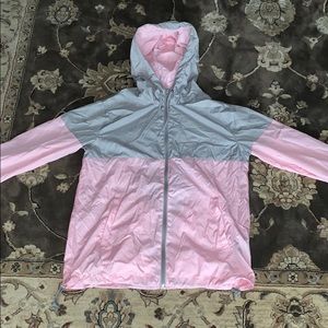 Pink wind breaker unisex